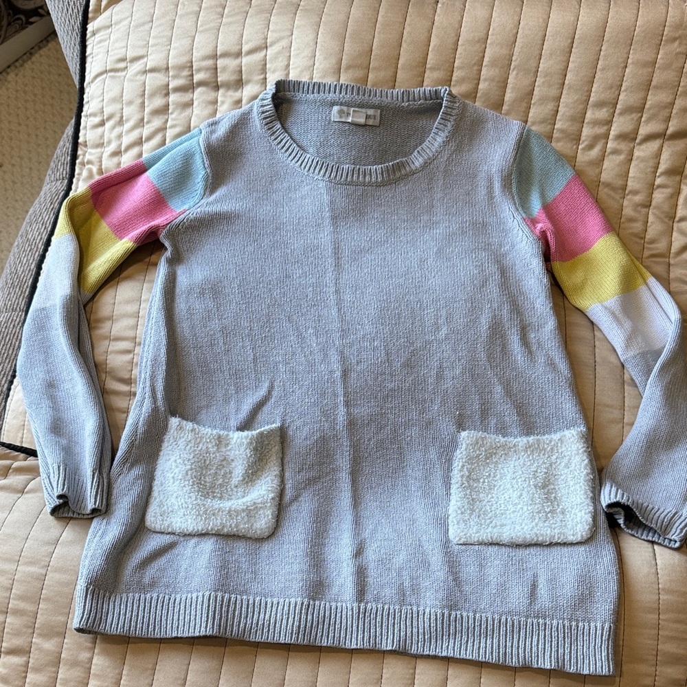 Bloomingdales Colorful Women's Sweater with Pockets
